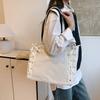 Lace-up Simple Itabag Cross Ribbon Shoulder Bag Pouch Bag Transparent Pocket  Fans Supplies