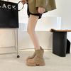 Platform Laarzen Dames Nieuwe Zwarte Korte Laarzen Dames Winterlaarzen Dames Schoenen Vrouwen Schoenen Botas De Invierno Para Mujer