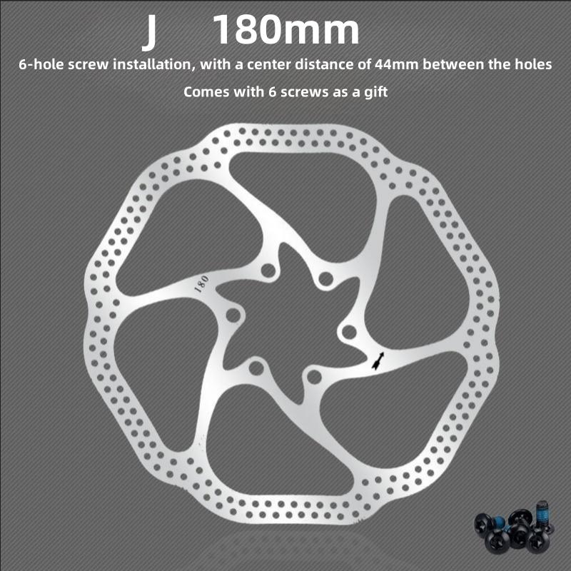 Bicycle Disc Brake Rotor 160/180 Thickness 1.8mm Bicycle Rotor Electric Scooter Rotor Bicycle Brake Rotor Bicycle Parts
