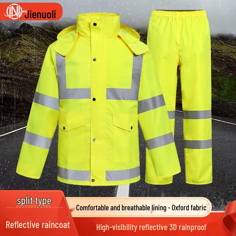 JNL N95894 Reflective Rain Suit Set M
