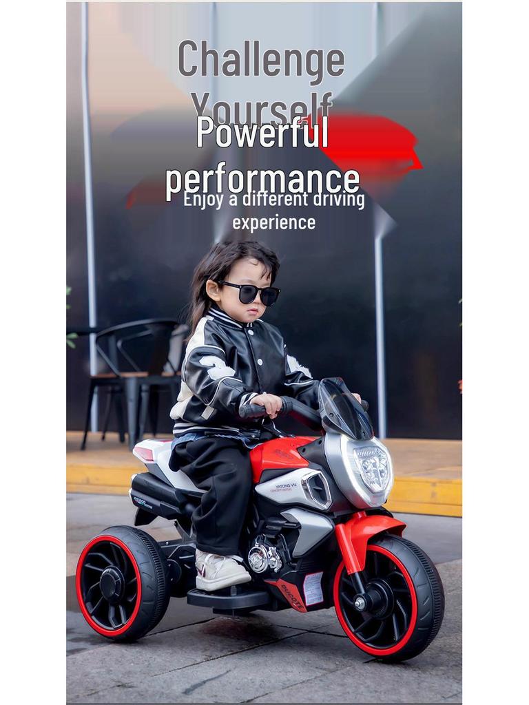 Tricicleta electrică reîncărcabilă Yatong pentru copii - Jucărie de călărit pentru învățare timpurie pentru băieți și fete