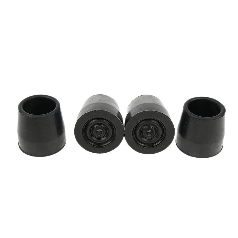 4Pcs/Set Anti-slip Walking Stick Ferrules Cane Crutch Rubber Pad Heavy Duty End Bottoms Protector for Disabled Elder