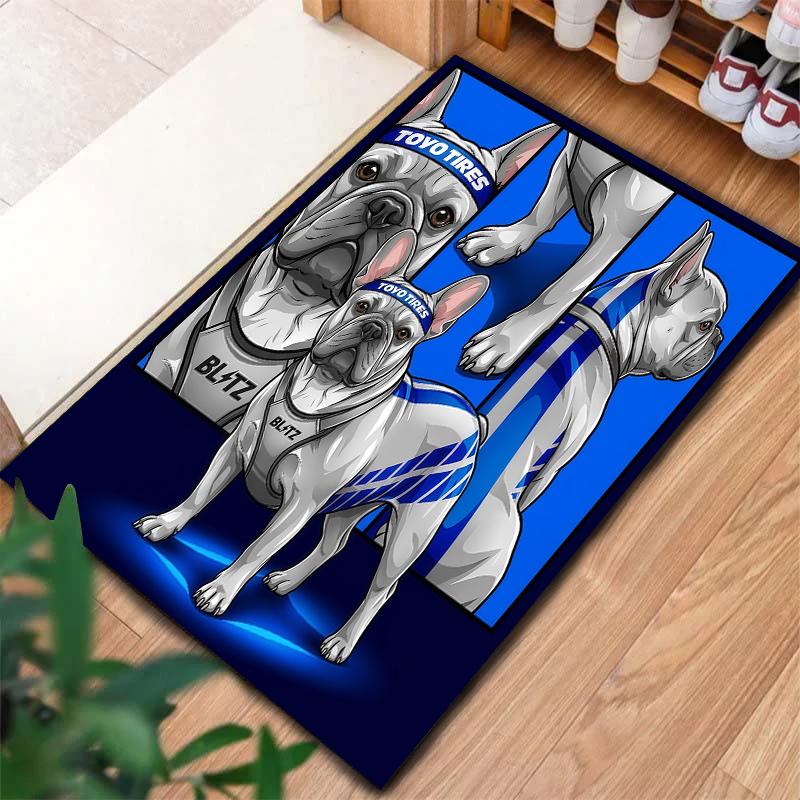 

Blue storyboard animal Pattern Square Carpet,Area Rug,Carpet Rug for Living Room Bedroom Sofa Playroom Decor,Non-slip Floor Mat,Holiday Birthday Gifts 60cmx90cm