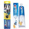 Black Tea Deep Clean Toothbrush (2-Pack) with 3D White Orange Mint Toothpaste