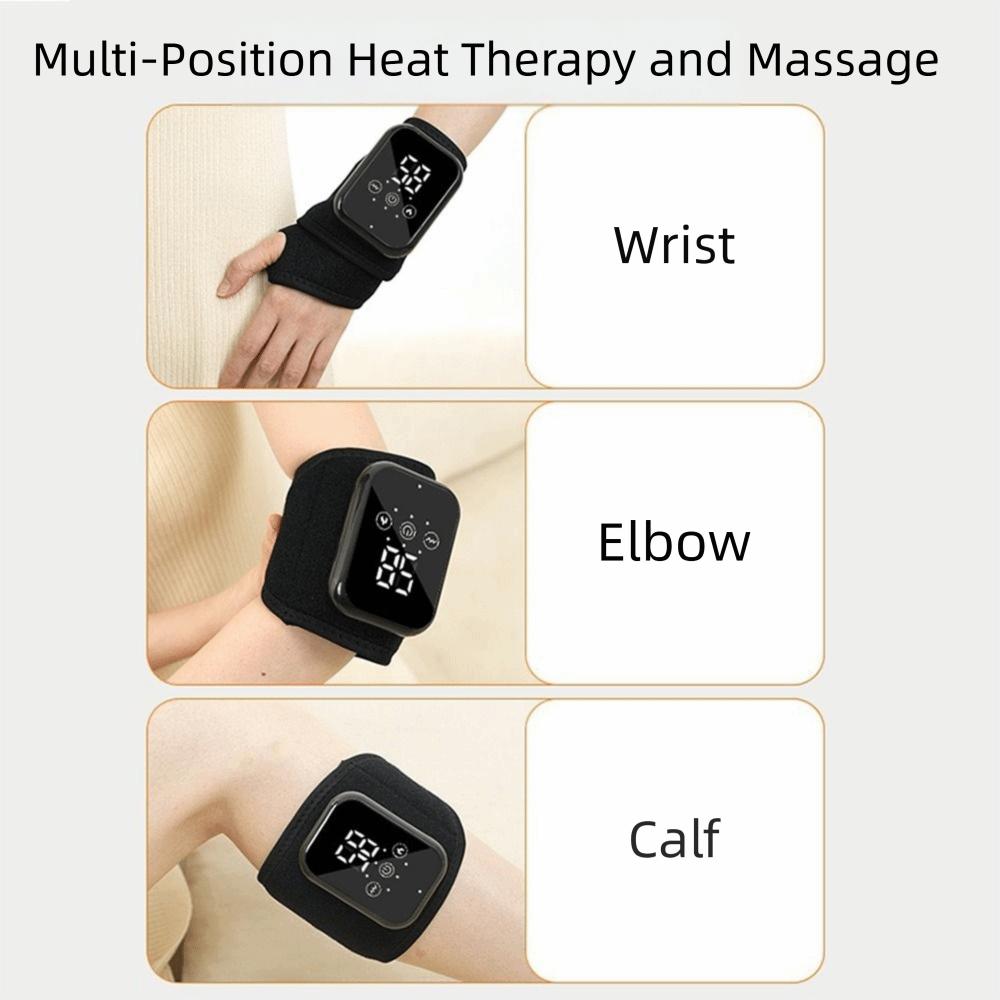 Adjustable Hot Compress Wrist Brace Protective Wrist Support Belt  Electric Massage Tool