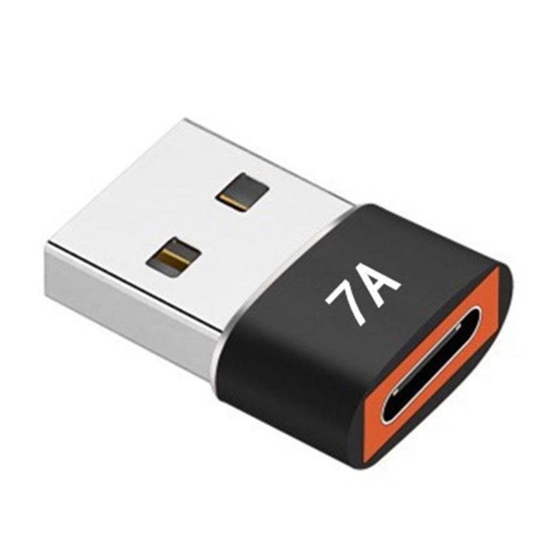 Kompaktowe Metalowe Konwertery USB Typu C Żeński na USB Męski 6 A Szybkie Ładowanie Obsługa Niezawodna Synchronizacja Danych Przenośna Konstrukcja