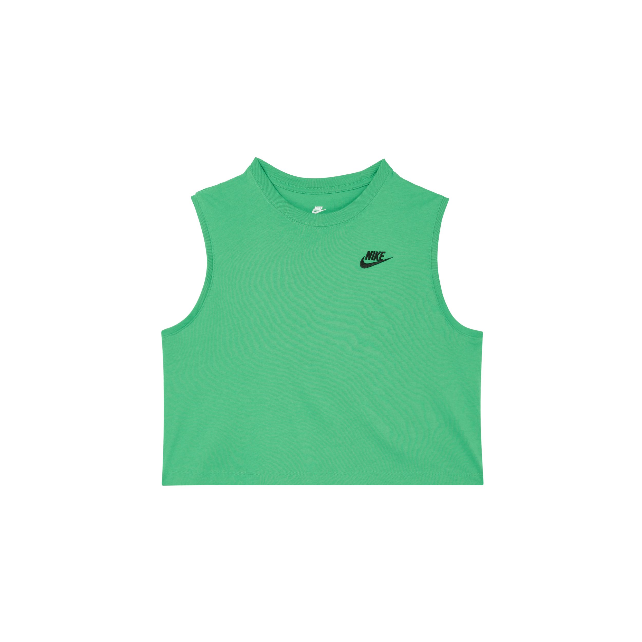 Nike Sportswear Club Letter Logo Short Casual Sleeveless Vest Women tops Green FV5506-324 M