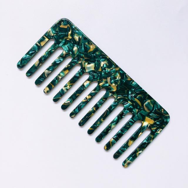 Piepteni de păr cu masaj antistatic, acetat de modă coreeană, pieptene colorat pentru coafură, perie de păr pentru femei, fete, instrument de coafat