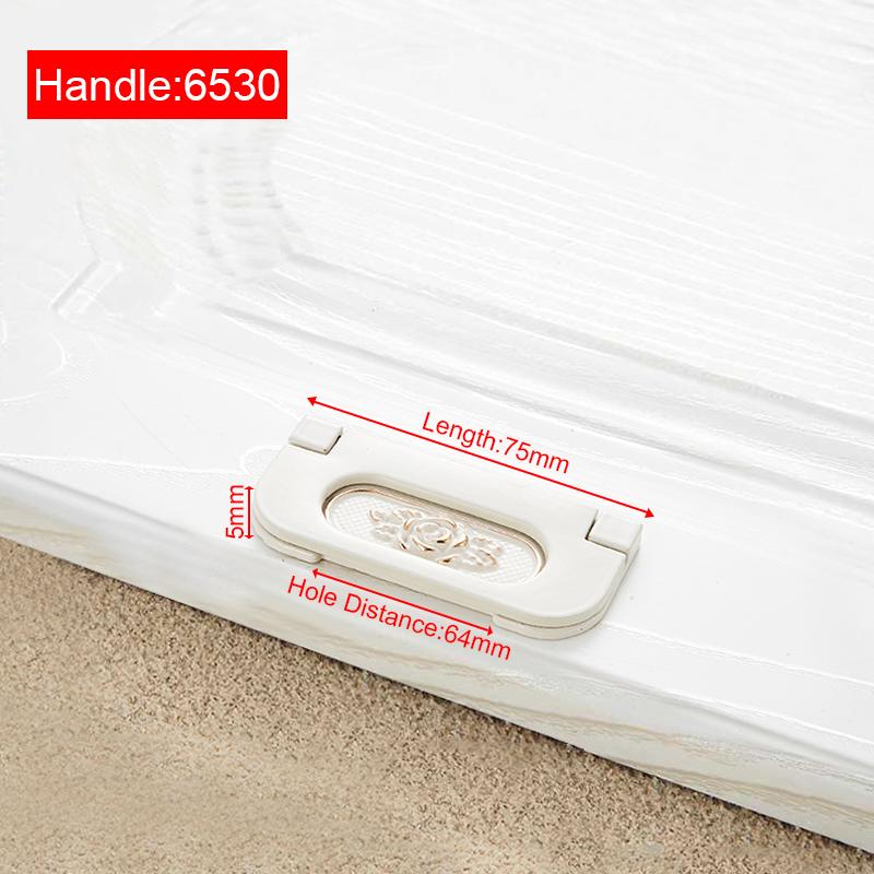 NAIERDI Ivory White Cabinet Handles Zinc Aolly Kitchen Cupboard Door Pulls Drawer Knobs European Fashion Furniture Handle