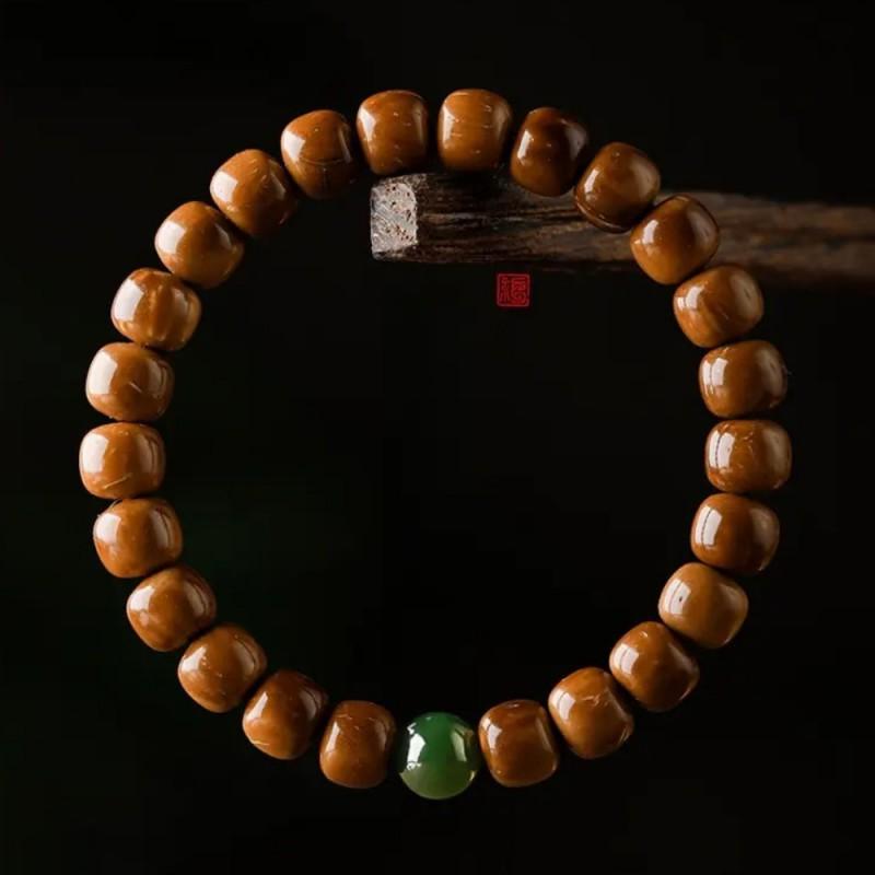A Grade Old-Shape Cook Nut Bead Bracelet High Oil Density Unisex Jewelry Bijouterie