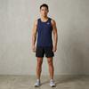 Asics Color Block Logo Casual Sleeveless Running Tank Top Men Tops Blue XT1038-50
