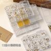 12 Grid Mini Zircon Pearl Nail Accessories Internet Celebrity New Mixed Flat Bottom Steel Ball Cross Decoration