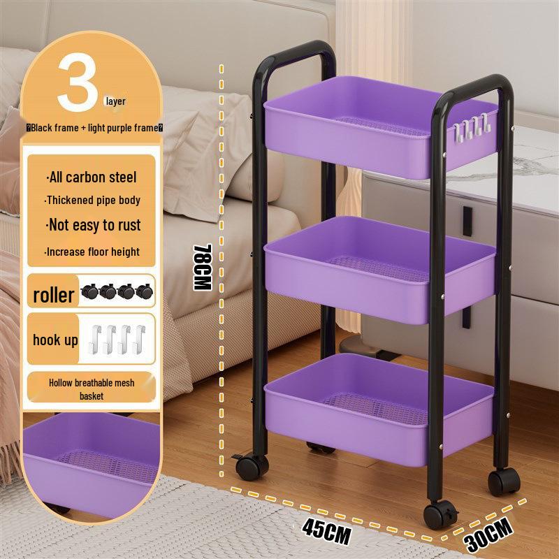 Multi-Layer Macaron Color Snack Storage Rack