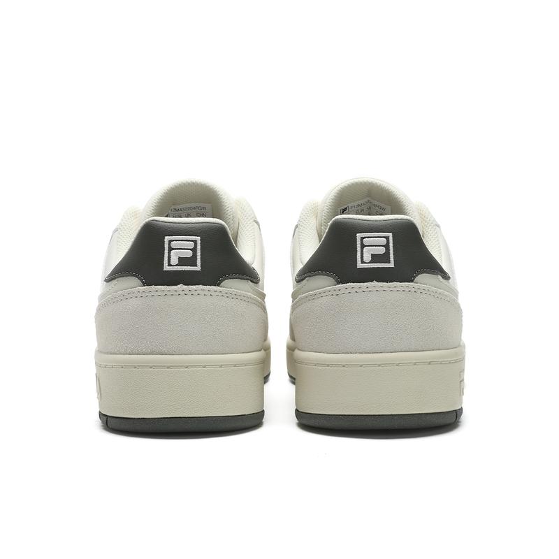 New FILA Targa Wear Resistant Low Top Skateboard Shoes Men's White Green F12M432204FGW