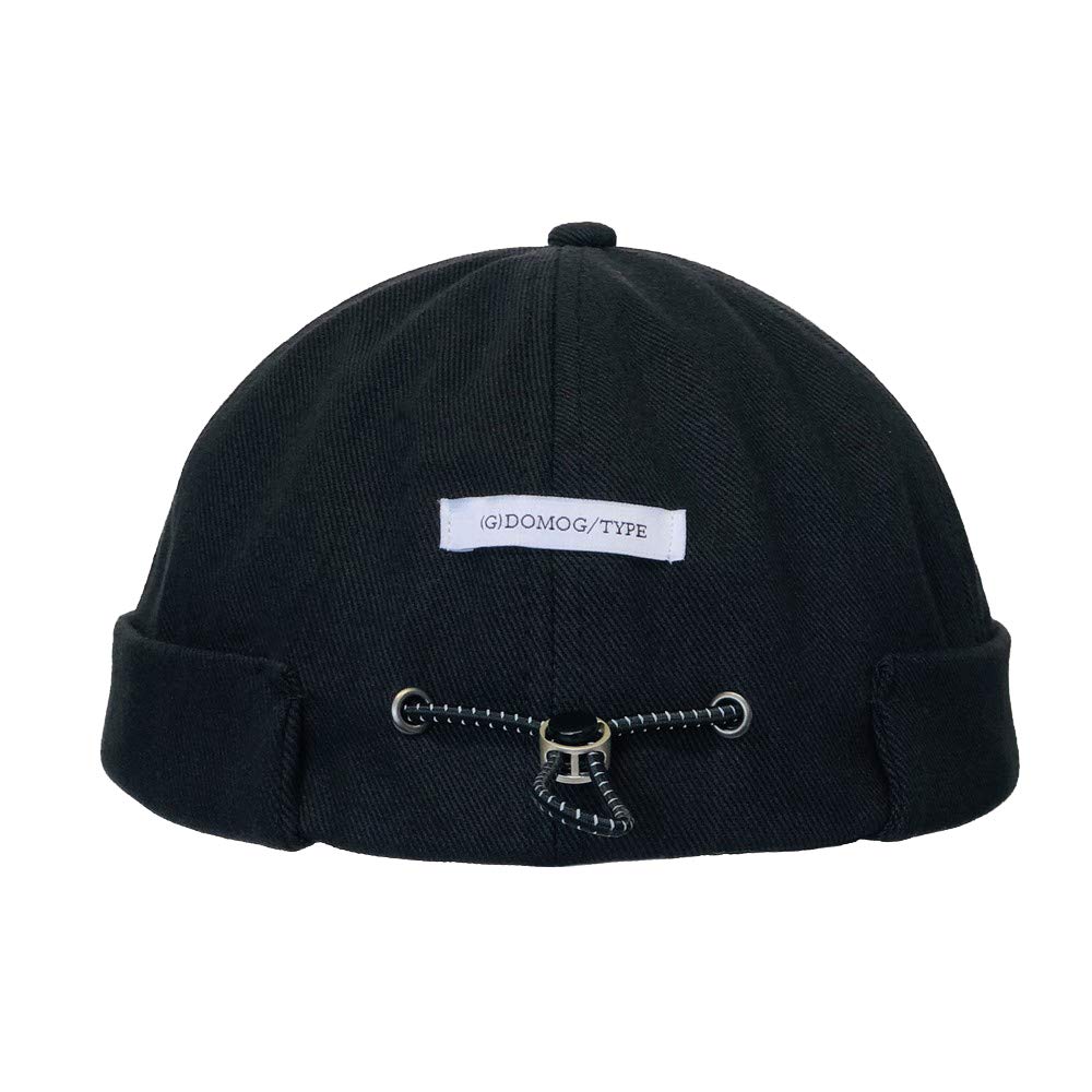 Croogo Brimless Warch Roll and Stylish Hat for and Winter Fisherman's Cap, Cap, Cap, Men's Women's, Oversized, Casual, Spring, Autumn, (CT15-Black)