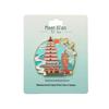 Xi'an Giant Wild Goose Pagoda Souvenir Magnet - Cultural Ticket Stub Design