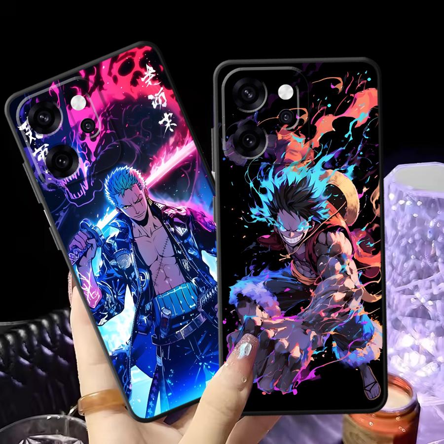 Case for Oppo A93 A76 Reno 4F 5 6 7 8 10 11 14 A98 A84 A83 A78 A96 A74 F9 F11 F29 Phone Cover Cool Zoro Anime