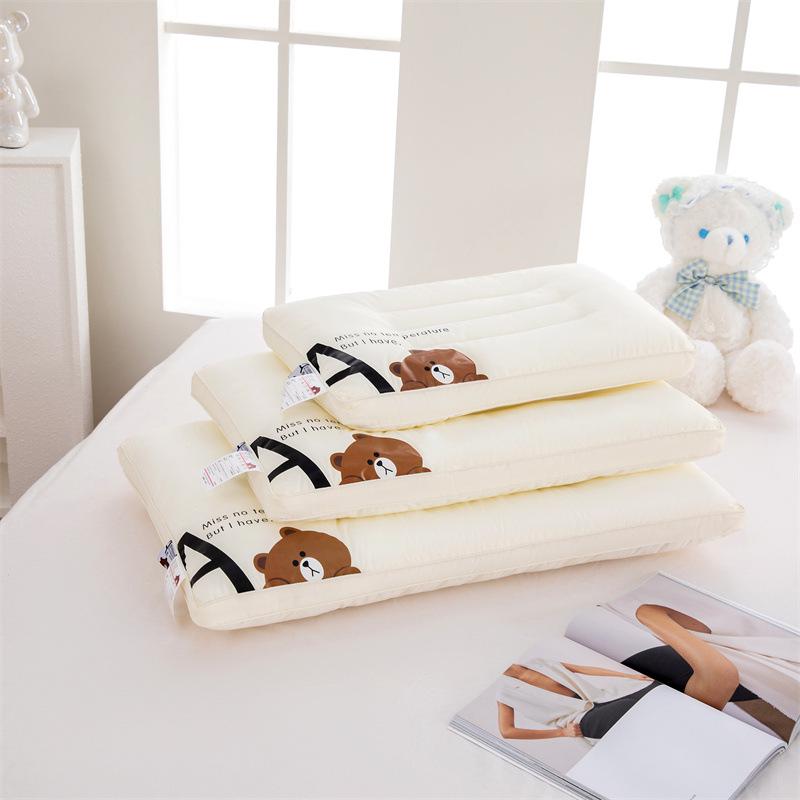 

Подушка-медведь из чистого хлопка - Дышащая, Мультяшный дизайн для детей и взрослых All Cotton Bear 30*50cm