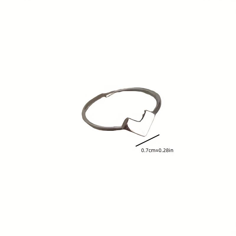 Love Opening Ring, Unisex, Personalized, Exquisite, Fashionable and Versatile, Suitable for Men's and Women's Jewelry, Rings and Jewelry