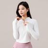 Women's Autumn/Winter 2025 Casual Tennis & Badminton Set with Long Sleeve Top, Yoga Skirt, and Pants.