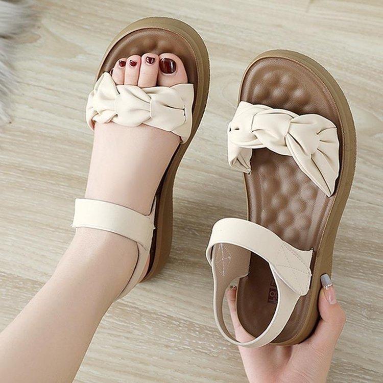 

Skinny cool slippers women s summer wear 2025 new thick-soled casual beach shoes women s soft-soled slippers 40