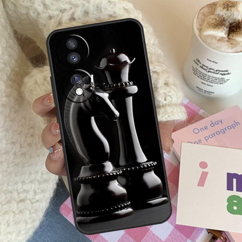 Chess Pieces For Honor Magic 8 7 5 6 Pro Case For Honor 200 400 50 90 70 Lite X8c X8b X9a X9b X9c X9d Win
