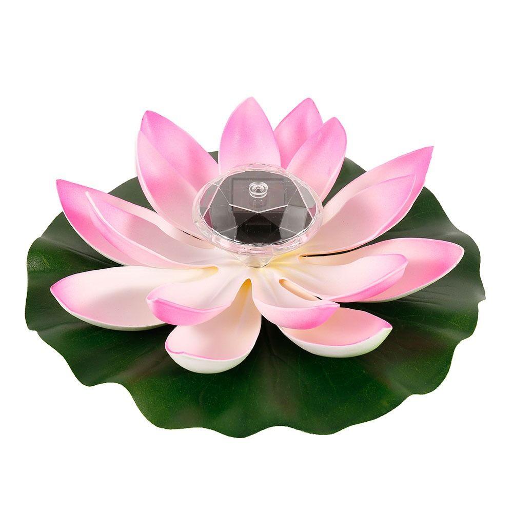 Automatic Sensing Smart Switch Solar Lotus Lamp Waterproof Lotus Wishing Lamp  Easter