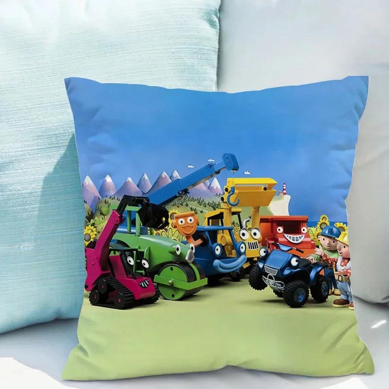 B-Bob der Baumeister Dekorative Kissenhülle x Zierkissen Kissenbezüge Herbstdekoration Raumdekor Kissenbezüge