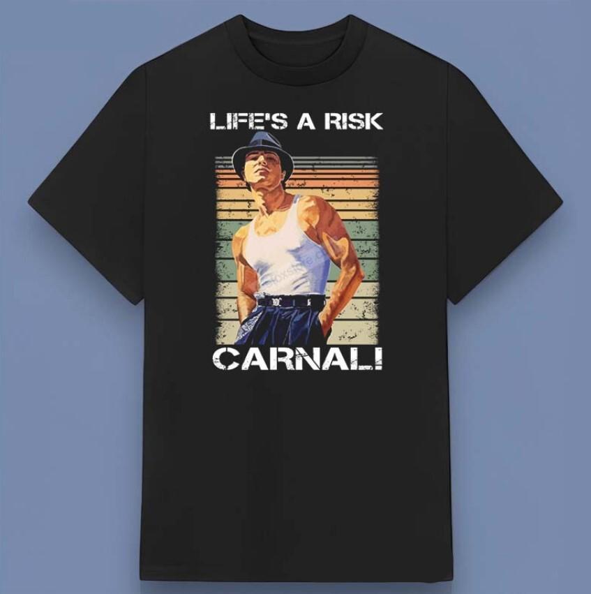 Футболка Paco Carnal Life’s a Risk Blood In Blood Out Отличный Подарок На Любой Случай L
