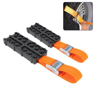Emergency Snow Mud Sand For Snow Mud Ice 1 PCs Tire Chain Straps Durable PU Anti-Skid Car Tire Traction Blocks