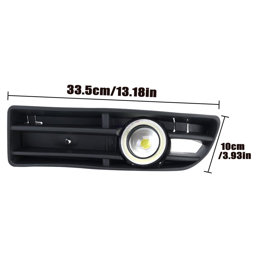 For VW Jetta Bora Mk4 1999-2004 Car Fog Light LED Front Bumper Grille DRL Lamp Headlights Part Replacement Car Accessories