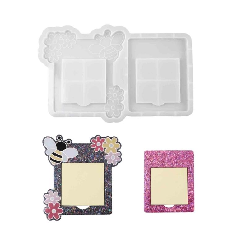 Silicone Moulds Easy Demolding Molds Sticky Note Shape Epoxy Resin Molds Sticky Note Frame Molds Suitable for Frames