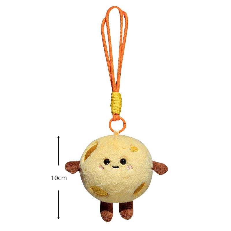 Cute Mini Moon Plush Toy Soft Stuffed Keychain Planet Doll Kawaii Hanging Ornament Funny Gift For Kids Bag Decor