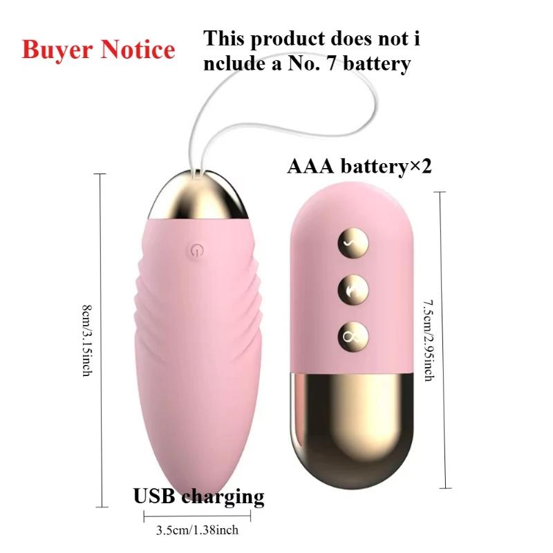 Wireless Remote Control Vibrator for Women 10 Speed Bullet Eggs Clitoris Stimulator Panties Ball Sex Toy