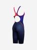 Toneidoseupocheu Ever 5-Part Half-Body X-Back Pink Swimsuit