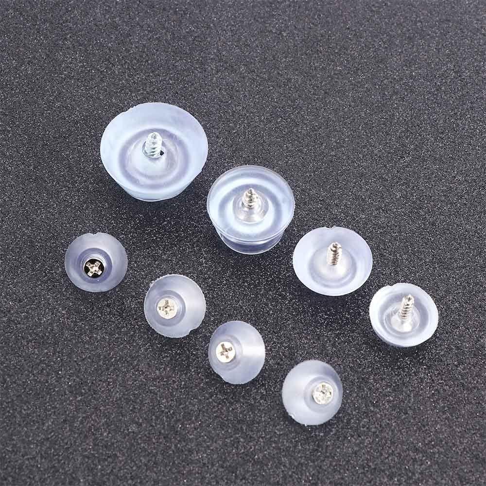 20pcs Sofa Transparent Floor Protectors Mat Furniture Legs Rubber Floor Pads Protector Pads Feet Pads Chair Leg Caps