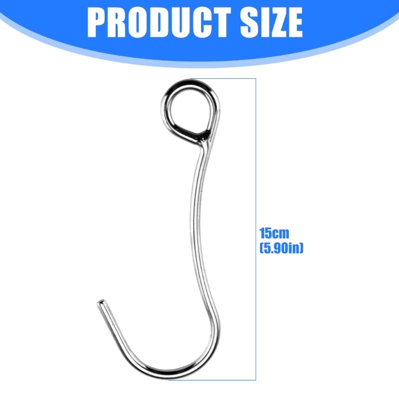 Heavy Type Single Flows Swimming Hook Rustproofed Stainless Steel For Diving Accessories Secure Fastening