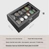 Carbon Fiber Leather Watch and Jewelry Storage Box