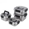 ZISIZ 3000ml Fresh-keeping Lunch Box with 304 SS Tray