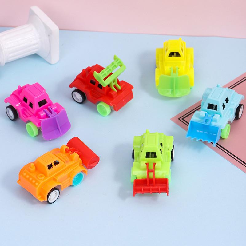 Colorful Mini Power Engineering Vehicle Toy For Early Kids Motor Skills Gift And