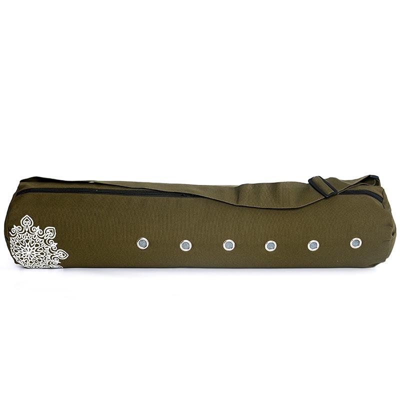 Thick Cotton Canvas Yoga Mat Backpack