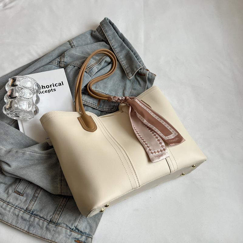 Sense Bag 2026 New Solid Color Fashion Tote Bag Women's Large-capacity Work Commuter Bag Texture Shoulder Bag