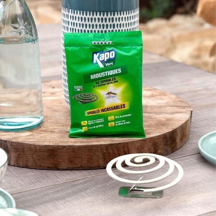 Kapo spirale antimoustique extérieur incassables - 6 gr x10