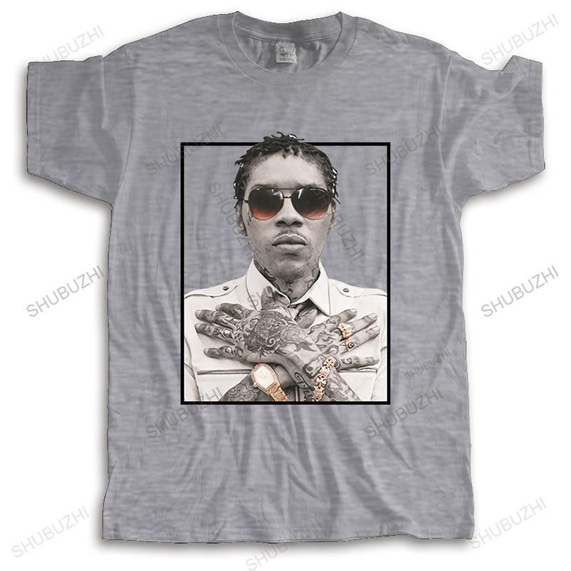 Hot sale men summer t shirt fashion cotton o-neck tshirt Vybz Kartel Reggae Dancehall many funny cool teeshirt Brand Clothing