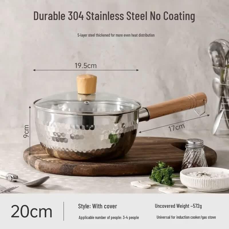 304 Stainless Steel Yukihira Pot