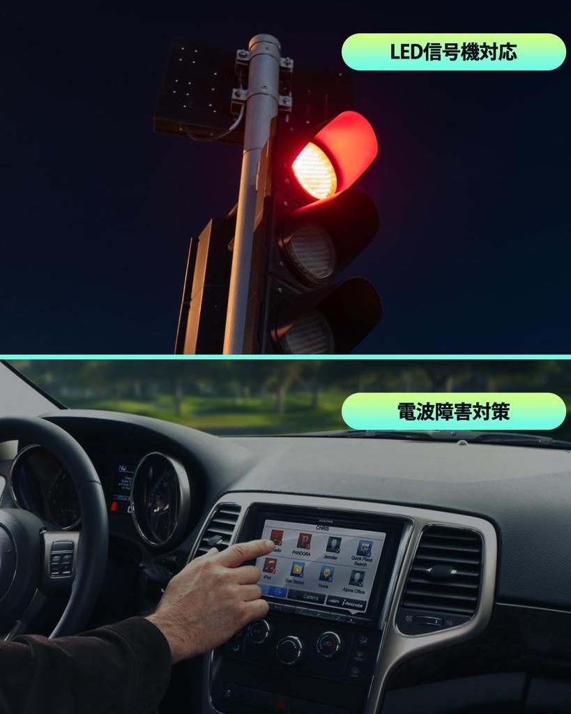 LAMTTO 4 Cameras, Drive Recorder, 4 Cameras, Simultaneous Recording, 3.16-inch LCD Screen, 360° Omnidirectional
