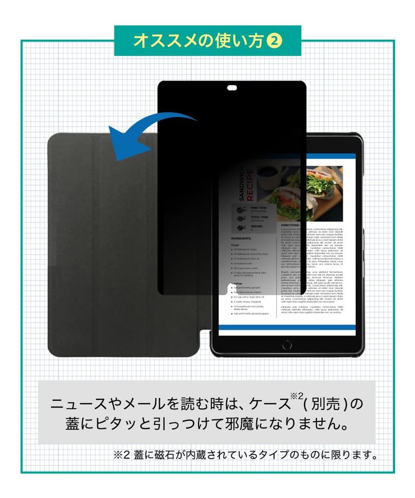 LOE Magnetic iPad Peep Prevention Film iPad Pro 13 Inch Filter Landscape Type Privacy Filter Eyepad Pro 13 (M4, 2024) Anti-Reflection