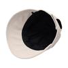 Simple solid color corduroy duck tongue basin hat women's metal buckle wide brimmed hat autumn and winter versatile commuter hat
