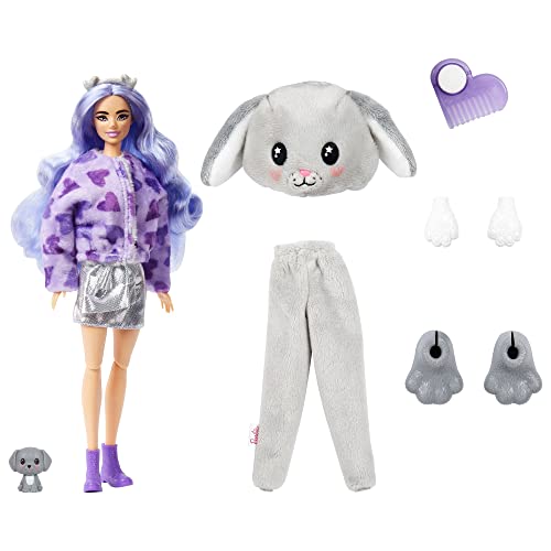 Barbie Cutie Reveal Fashion Doll with Puppy Plush