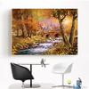 Diamantové vyšívání Bílá křída Diamond Cross Stitch Crystal Full Diamond Unfinish Krásné předměstí